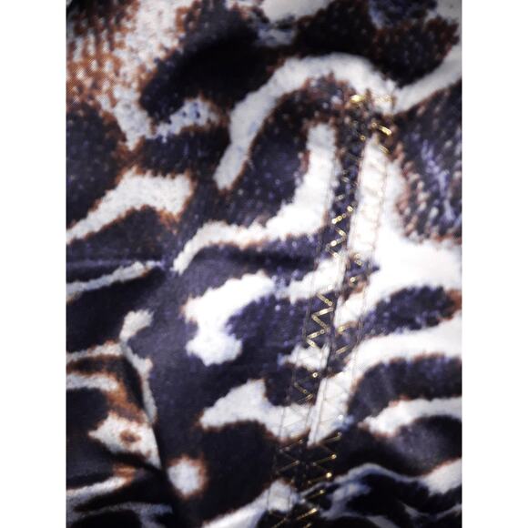 Just Cavalli Italy 44 Leopard Animal Print 3/4 Length Sleeve Blouse - Picture 9 of 9